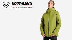 Куртка утепленная женская Northland, Зеленый, размер 48