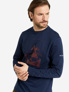 Лонгслив мужской Columbia Blue Reef LS Graphic Tee, Синий, размер 46