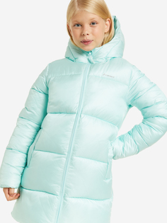 Куртка утепленная для девочек Demix, Голубой, размер 140
