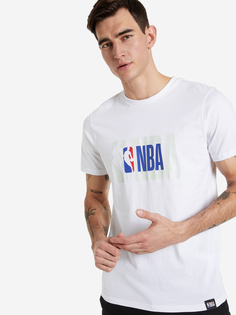 Футболка мужская New Era NBA Logo, Белый, размер 44