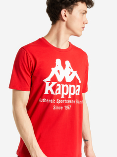 Футболка мужская Kappa, Красный, размер 46