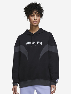 Худи женская Nike Air, Plus Size, Черный, размер 54-56