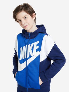 Толстовка для мальчиков Nike Sportswear Core Amplify, Синий, размер 128-137