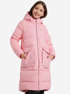 Пальто утепленное для девочек Outventure, Розовый, размер 158