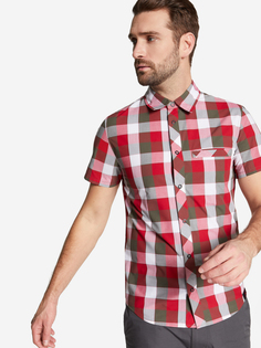 Рубашка с коротким рукавом мужская Northland, Красный, размер 46