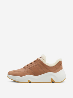 Полуботинки утепленные женские ECCO Chunky Sneaker, Коричневый, размер 40