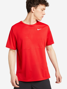 Футболка мужская Nike Breathe Run, Красный, размер 46-48