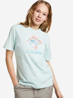 Футболка женская Columbia Timber Point Graphic Tee, Зеленый, размер 52-54