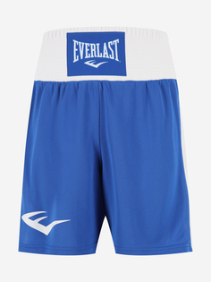 Шорты для бокса детские Everlast Elite, Синий, размер 152