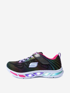 Кроссовки для девочек Skechers Litebeamsgleam N Dream, Черный, размер 27