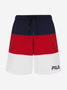 Шорты плавательные для мальчиков FILA, Красный, размер 128