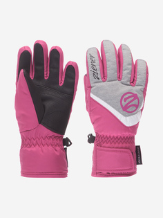 Перчатки для девочек Ziener, Розовый, размер 4.5