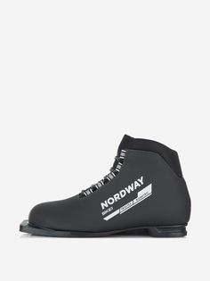 Ботинки для беговых лыж Nordway Skei 75 mm, Черный, размер 43