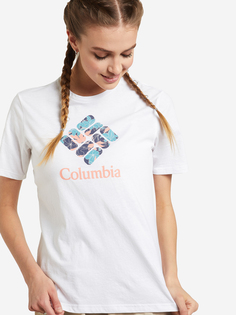 Футболка женская Columbia Timber Point Graphic Tee, Белый, размер 50