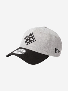 Бейсболка New Era 9Forty Heather Crown Patch, Серый, размер Без размера