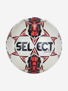 Мяч футбольный Select MATCH, Белый, размер 5