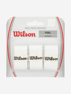 Намотка верхняя Wilson Pro Overgrip Perforated WH, Белый, размер Без размера