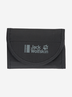 Кошелек JACK WOLFSKIN Cashbag Wallet RFID, Черный, размер Без размера