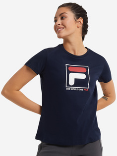Футболка женская FILA, Синий, размер 50-52