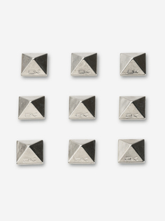 Наклейка на сноуборд Dakine PYRAMID STUDS CHROME, Серебряный, размер Без размера