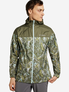 Куртка мужская Columbia Flash Challenger Novelty Windbreaker, Зеленый, размер 56