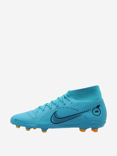 Бутсы мужские NikeSuperfly 8 Club FG/MG, Голубой, размер 44