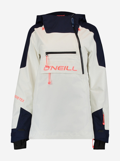 Куртка утепленная женская ONeill Gtx 2L Psycho Tech Anorak, Белый, размер 46 O`Neill