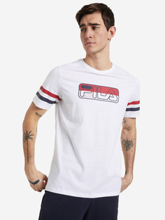 Футболка мужская FILA, Белый, размер 44-46