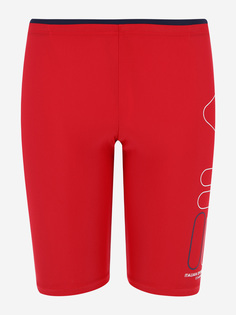 Плавки-шорты для мальчиков FILA, Красный, размер 164