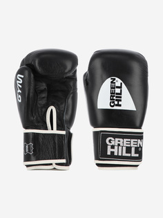 Перчатки боксерские Green Hill Gym, Черный, размер 10 oz
