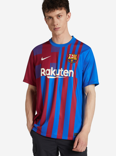 Футболка мужская Nike FC Barcelona 2021/22 Stadium Home, Синий, размер 52-54