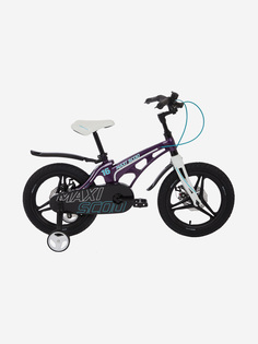 Велосипед детский Maxiscoo Cosmic Deluxe 16", Фиолетовый, размер 100-125