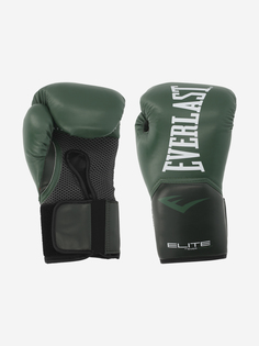 Перчатки боксерские Everlast Elite Pro style, Зеленый, размер 8 oz