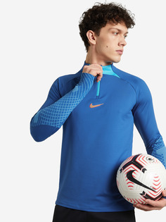 Джемпер футбольный мужской Nike Dri-FIT Strike, Синий, размер 44-46