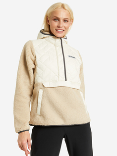 Джемпер флисовый женский Columbia Sweet View Fleece Hooded Pullover, Бежевый, размер 50