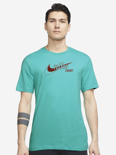 Футболка мужская Nike Court Dri-FIT, Зеленый, размер 50-52