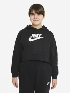 Худи для девочек Nike Sportswear Club, Черный, размер 128-137