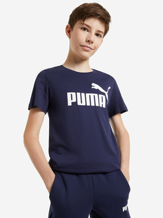 Футболка для мальчиков PUMA ESS, Синий, размер 129-140