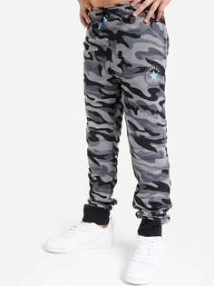 Брюки для мальчиков Converse Knee Patch Camo, Черный, размер 147