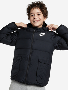 Пуховик для мальчиков Nike Sportswear, Черный, размер 137-147