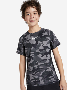 Футболка для мальчиков Nike Dri-FIT, Черный, размер 147-158