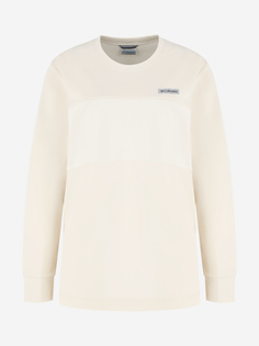 Джемпер флисовый женский Columbia Columbia River Fleece Pullover, Plus Size, Бежевый, размер 52