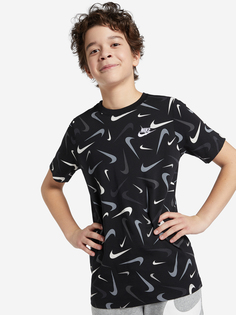 Футболка для мальчиков Nike Sportswear, Черный, размер 137-147
