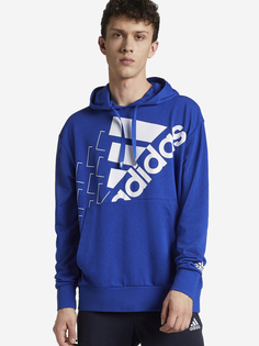 Худи мужская adidas Essentials Logo, Синий, размер 44-46