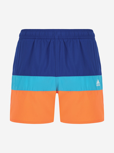 Шорты плавательные для мальчиков adidas Colorblock, Синий, размер 176