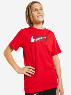 Футболка для мальчиков Nike Sportswear, Красный, размер 128-137