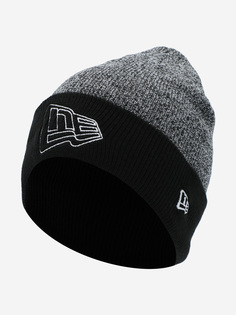 Шапка New Era Marl Pop Outline Cuff, Черный, размер Без размера