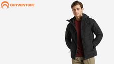 Куртка утепленная мужская Outventure, Черный, размер 54