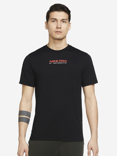 Футболка мужская Nike Pro Dri-FIT, Черный, размер 50-52