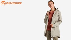 Куртка утепленная женская Outventure, Бежевый, размер 48